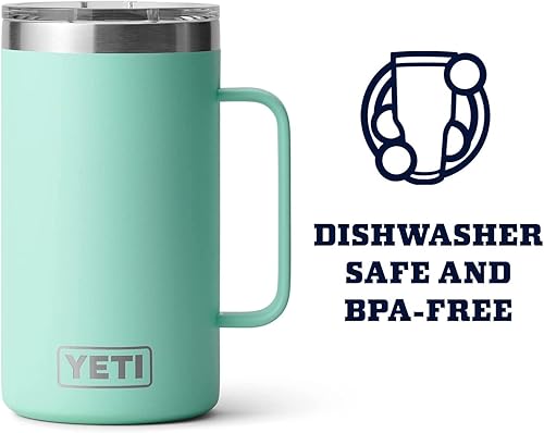 YETI 24 oz Mug: Vacuum Insulated Stainless Steel with MagSlider Lid