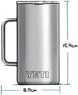 YETI 24 oz Mug: Vacuum Insulated Stainless Steel with MagSlider Lid