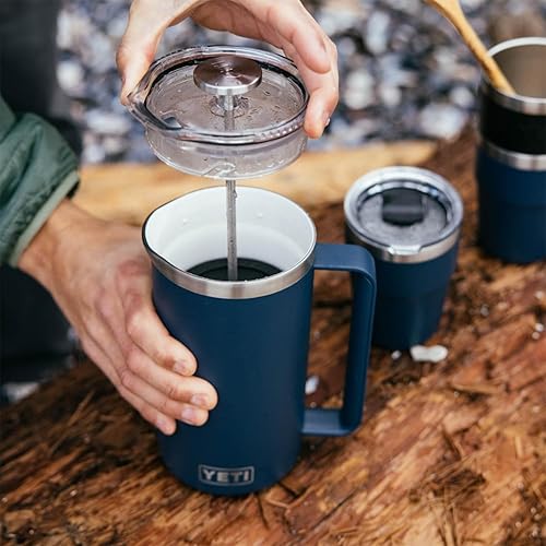YETI Rambler French Press Coffee Maker with GroundsControl