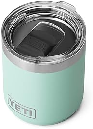 YETI Rambler 10 oz Stackable Lowball 2.0, Vacuum Insulated Stainless Steel, Seafoam