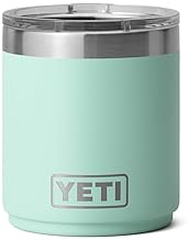 YETI Rambler 10 oz Stackable Lowball 2.0, Vacuum Insulated Stainless Steel, Seafoam