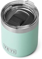 YETI Rambler 10 oz Stackable Lowball 2.0, Vacuum Insulated Stainless Steel, Seafoam
