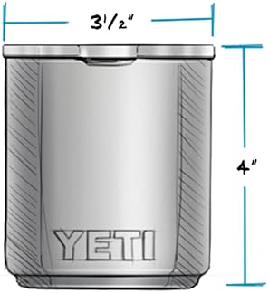 YETI Rambler 10 oz Stackable Lowball 2.0, Vacuum Insulated Stainless Steel, Seafoam