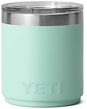 YETI Rambler 10 oz Stackable Lowball 2.0, Vacuum Insulated Stainless Steel, Seafoam