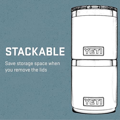YETI Rambler 10 oz Stackable Lowball 2.0, Vacuum Insulated Stainless Steel, Seafoam