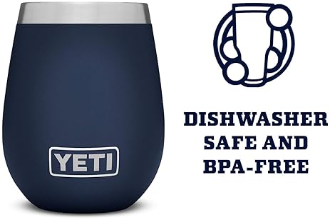 YETI Rambler 10 oz Wine Tumbler: Vacuum Insulated Stainless Steel with MagSlider Lid