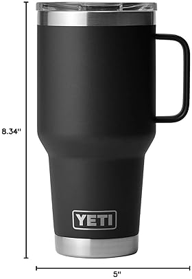 YETI 30 oz Travel Mug | Stainless Steel | Vacuum Insulated | Stronghold Lid