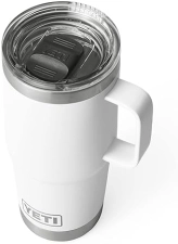 YETI 20 oz Travel Mug - Stainless Steel, Vacuum Insulated with Stronghold Lid