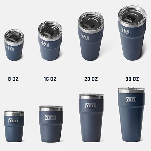 YETI Rambler 16 oz Stackable Tumbler, Stainless Steel, Insulated with MagSlider Lid