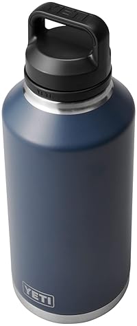 YETI Rambler 64 oz Bottle, Vacuum Insulated, Leakproof, Stainless Steel, Chug Cap, Navy - Shop Now