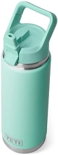 YETI 26 oz Vacuum Insulated Stainless Steel Bottle with Color Matching Straw Cap