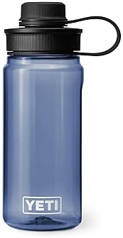 YETI Yonder Water Bottle with Tether Cap - Lightweight, Leakproof, BPA