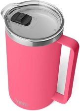 YETI Rambler 64 oz Pitcher in Tropical Pink - Vacuum Insulated Stainless Steel, MagSlider Lid