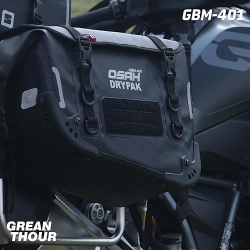 GREANTHOUR WATERPROOF MOTORCYCLE SADDLEBAGS WITH LARGE CAPACITY - UNIVERSAL MOTO ACCESSORIES (1 PAIR)