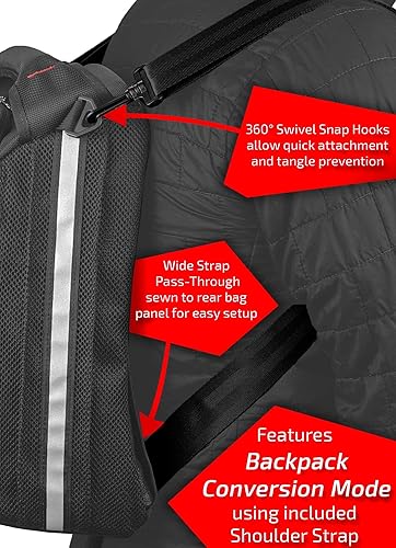 CHASE HARPER WATER-RESISTANT MAGNETIC TANK BAG WITH INDUSTRIAL GRADE NYLON AND NEODYMIUM MAGNETS