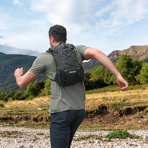 N NEVO RHINO 2L WATER BLADDER HYDRATION BACKPACK FOR RUNNING, CYCLING, HIKING - LIGHTWEIGHT DAYPACK FOR MEN AND WOMEN