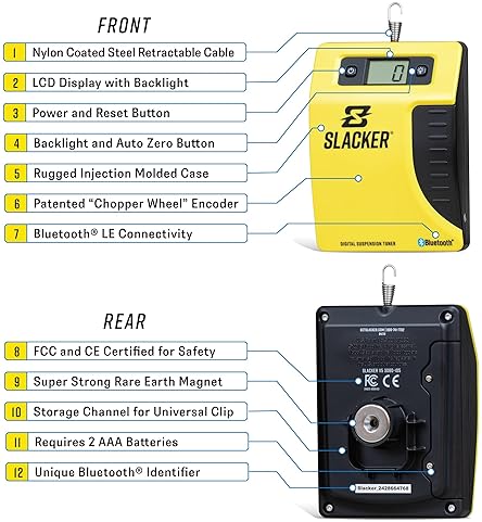 MOTOOL BLUETOOTH SAG SCALE SUSPENSION TUNER FOR BIKES - PROFESSIONAL & PRECISE