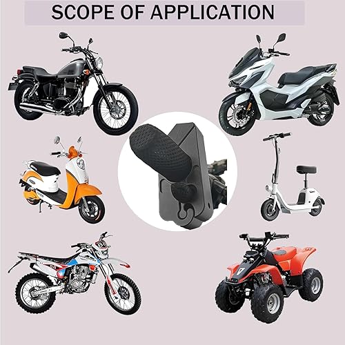 LIWENTOP BLACK HEAVY DUTY MOTORCYCLE THROTTLE LOCK - ANTI-THEFT HANDLEBAR GRIP LOCK FOR MOPED, DIRT BIKE, SCOOTER, ATV