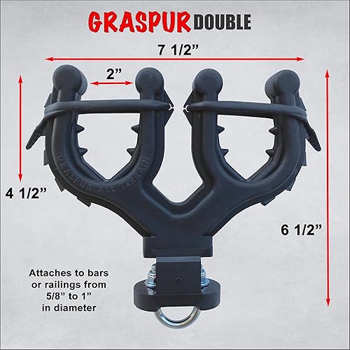 ALL RITE GRASPUR ATV2 DOUBLE GUN & BOW RACK FOR ATV