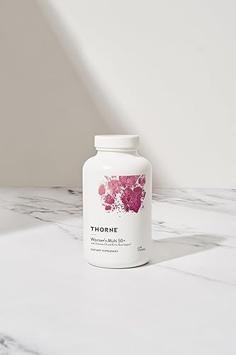THORNE Women's 50+ Multivitamin - Daily Support for Heart, Brain, Bones & Immunity - 180 Capsules