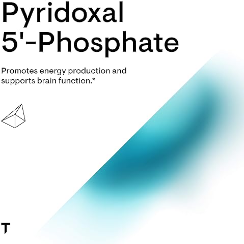 THORNE Pyridoxal 5'-Phosphate - Vitamin B6 Supplement for Energy & Neurotransmitter - 180 Capsules.
