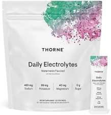 THORNE Daily Electrolytes Drink Mix - Sugar-Free Watermelon Flavor - NSF Certified - 30 Sticks