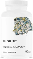 THORNE Magnesium CitraMate - Heart, Muscle, and Bone Support - 90 Capsule
