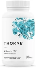 THORNE Methylcobalamin B12 Capsules for Heart & Nerve Health - 60ct