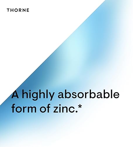 THORNE Zinc Picolinate 30mg Capsules - Immune Support & Growth - 180 Count