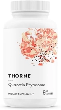 THORNE Quercetin Phytosome Capsules - Immune Health, Respiratory Support, Allergy Relief - 60ct