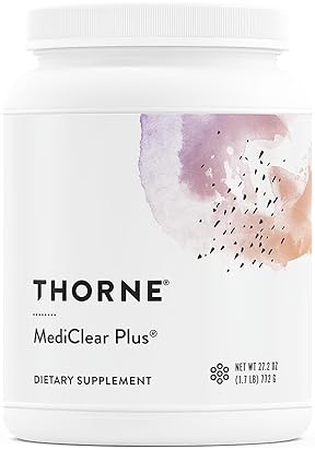 THORNE MediClear Plus Drink Powder - Environmental Toxin Support - Rice & Pea Protein - 27.2 Oz
