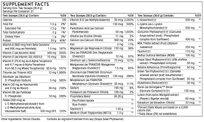 THORNE MediClear Plus Drink Powder - Environmental Toxin Support - Rice & Pea Protein - 27.2 Oz