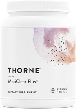 THORNE MediClear Plus Drink Powder - Environmental Toxin Support - Rice & Pea Protein - 27.2 Oz