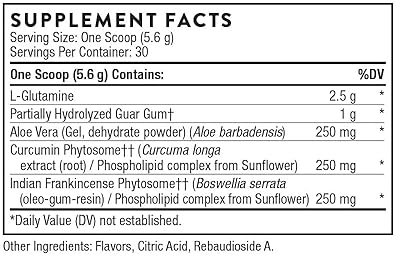 THORNE EnteroMend: Intestinal Health Support - Botanical & Amino Acid Formula - Orange Vanilla - 5.9 Oz