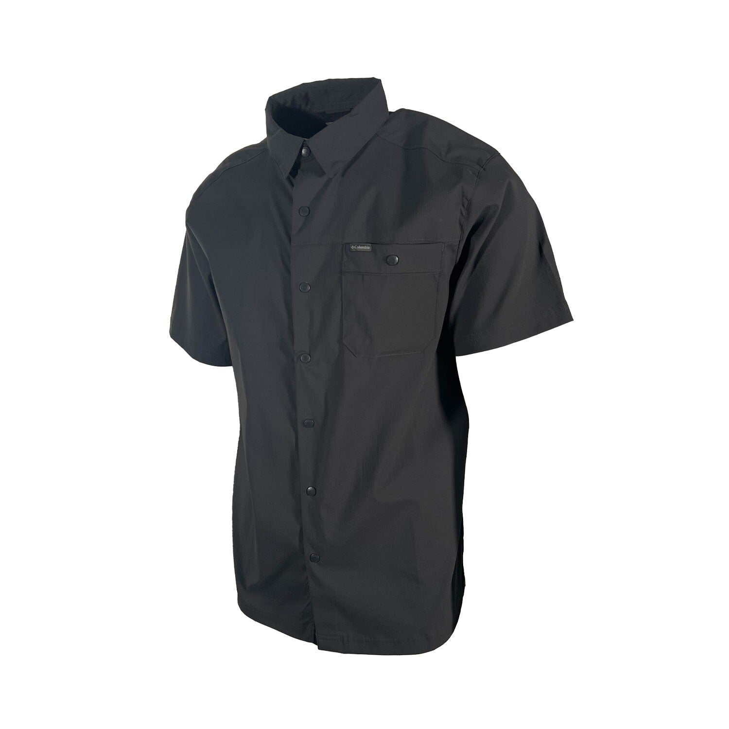 COLUMBIA MEN'S LANDROAMER RIPSTOP SHARK SAFARI CANOE SHORT SLEEVE SHIRT