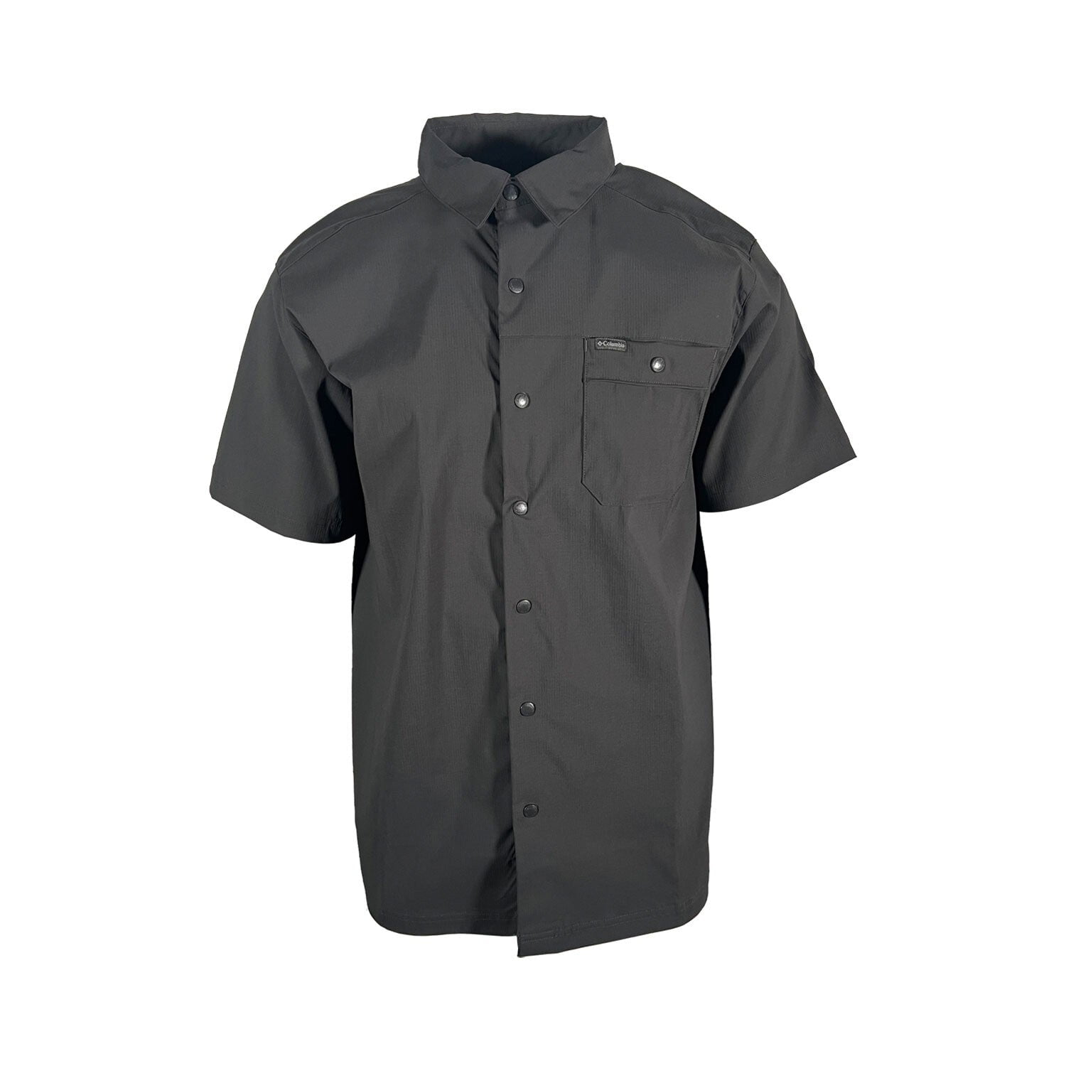 COLUMBIA MEN'S LANDROAMER RIPSTOP SHARK SAFARI CANOE SHORT SLEEVE SHIRT