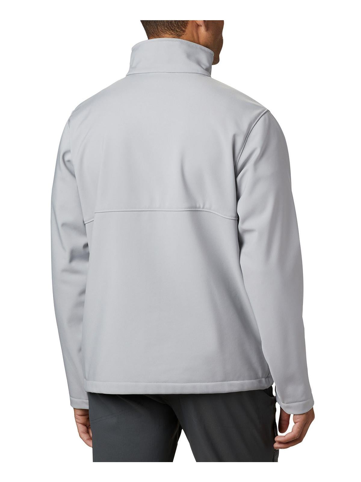 COLUMBIA MEN'S ASCENDER SOFTSHELL JACKET - COLUMBIA GREY (MEDIUM)