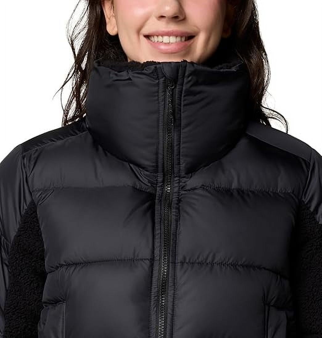 Columbia Women's Leadbetter Point II Sherpa Hybrid Jacket - Black (Small)