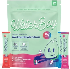 Waterboy Workout Hydration Electrolyte Powder Packets | Sugar Free, All Natural, Gluten Free | Variety