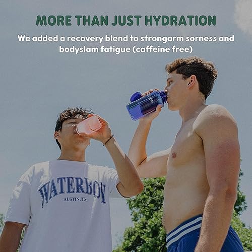 Waterboy Workout Hydration Electrolyte Powder Packets | Sugar Free, All Natural, Gluten Free | Variety