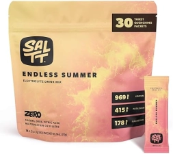 Keto Chow Endless Summer Keto Chow SALTT Electrolytes Powder Drink Mix - 30 Hydration Packets - Zero Sugar & Gluten Free