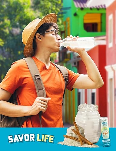 Klass Time Horchata Electrolyte Drink Mix | Sugar-Free Hydration Packs | 15 Sticks | Low Calorie, Natural Flavors