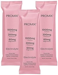 ProMix Electrolyte Powder Packets - Himalayan Pink Salt, Magnesium, Potassium, Vitamin C - Salted Watermelon Flavor - 30 Servings