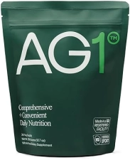 AG1 Greens Powder Refill Pouch – 75 Vitamins, Multivitamin & Probiotic | Gut Health Support | Vegan,