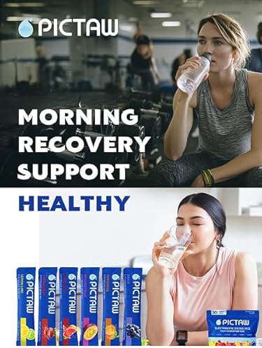 PICTAW Hydration Powder Packets for Dehydration Relief - Variety 30 Pack