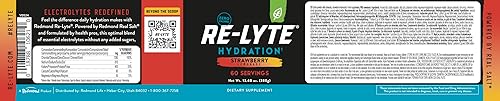 REDMOND Re-Lyte Hydration Electrolyte Powder Mix - Strawberry Lemonade