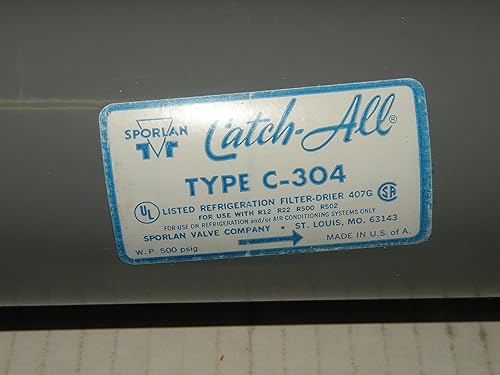 Parker Liquid Line Filter Drier, 2-10 Ton, SAE Flare, 30 cu in - C-304 1/2" - SEO Friendly