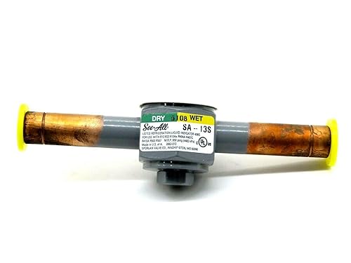 Sporlan SA-13S ODF Solder Liquid & Moisture Indicator for Refrigeration, 3/8" ODF