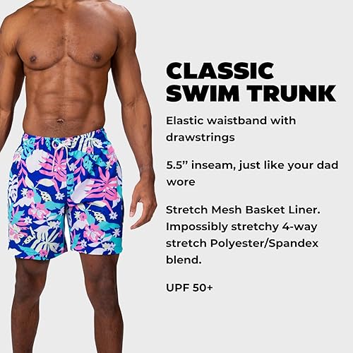 CHUBBIES MEN'S FLORAL SURPRISE 5.5" CLASSIC SWIM TRUNK - SHOP NOW