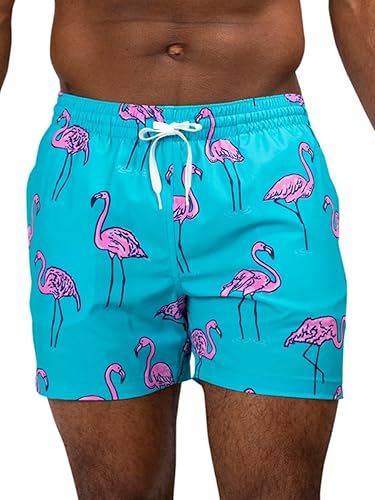 CHUBBIES MEN'S BEACH RETREATS 5.5" CLASSIC SWIM TRUNKS FOR MEN